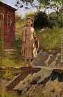Young Girl by John George Brown